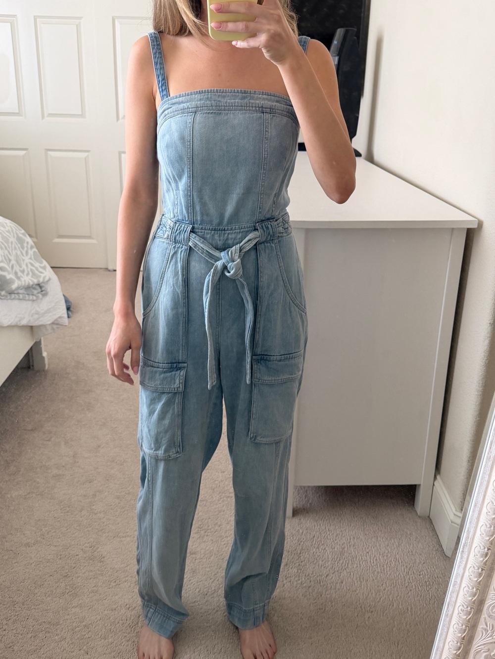 Free People Go West Utility Jumpsuit